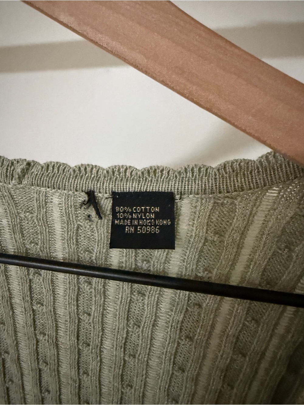 Women’s Muted Sage Sweater - Picture 2 of 4